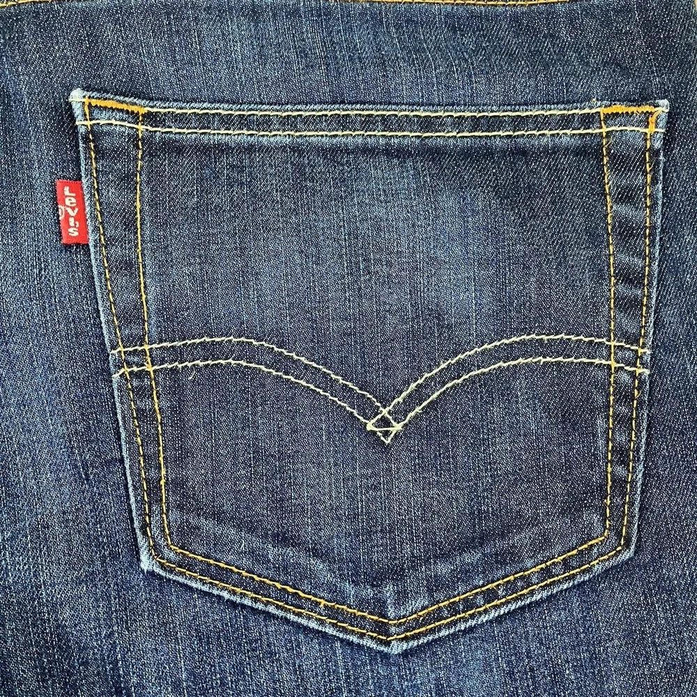 Levis Mens Blue 541 Athletic Fit Dark Wash Jeans‎ Size 32x31